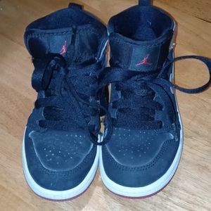 Boys Air Jordans, Size 11C, Black